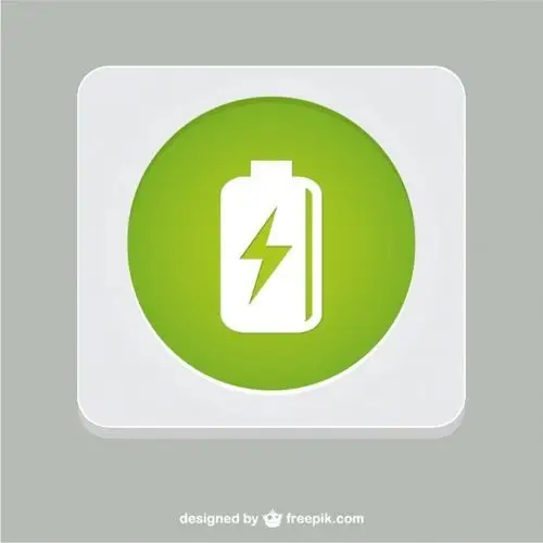 绿色电池符号