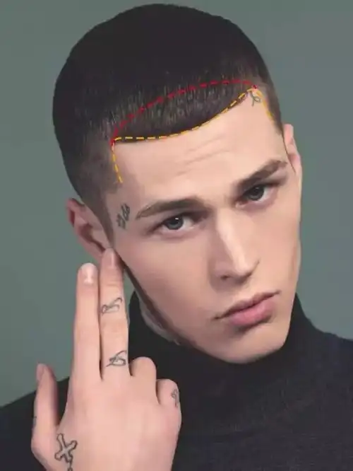 发际线高的男生可以考虑这几种剪发