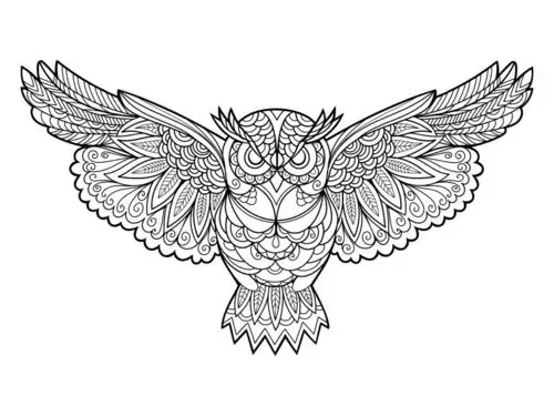 矢量填色的朋克风格动物图片-抽象矢量机械海马线条填色插图素材-高清