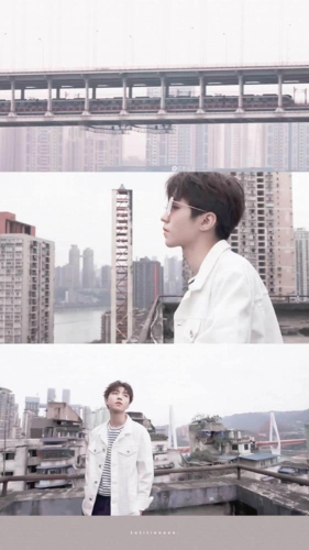 清新脱俗 王俊凯三格壁纸呦