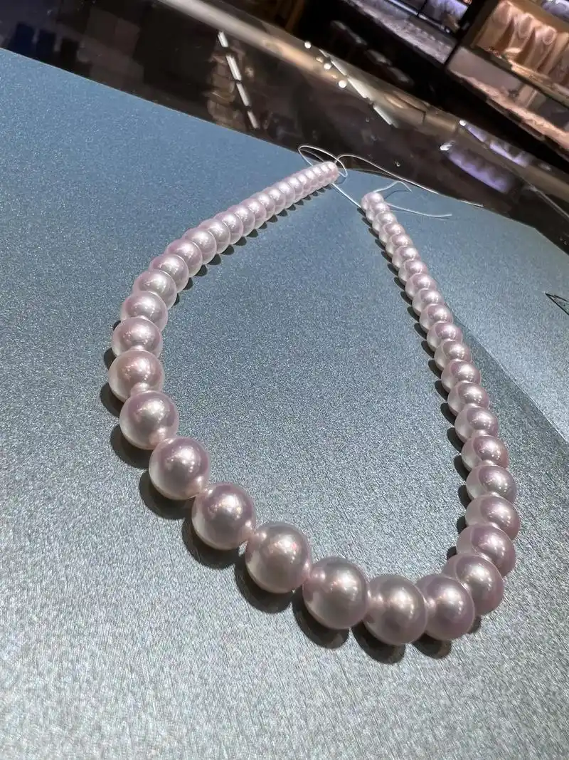日本akoya珍珠项链859mm