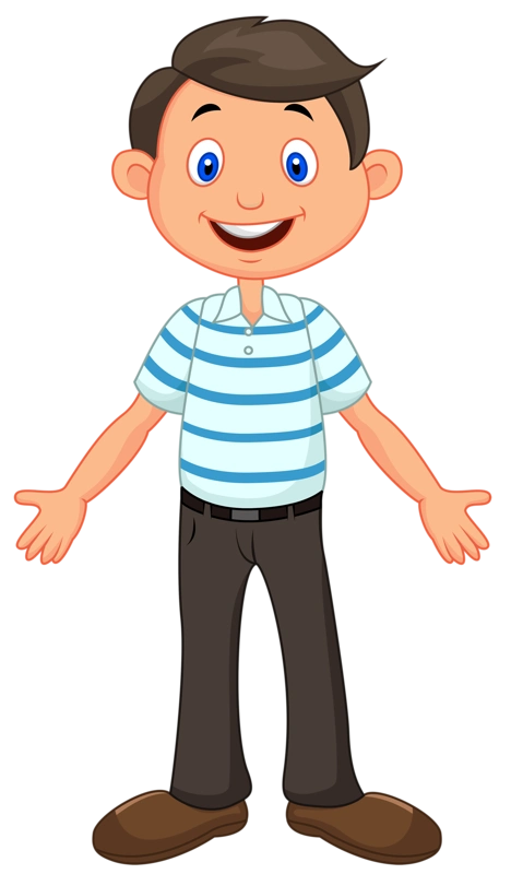 爸爸_年轻父亲【高清卡通手绘png素材】-90设计