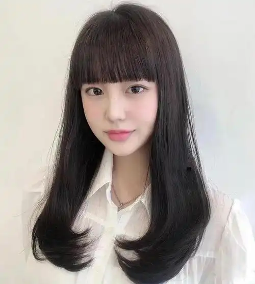 中长发小清新发型图片