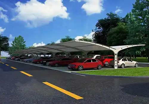 膜结构车棚遮阳雨棚设计之前需要了解的相关因素