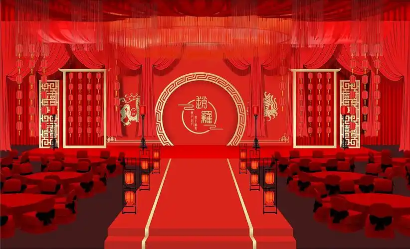 新中式婚礼现场布置