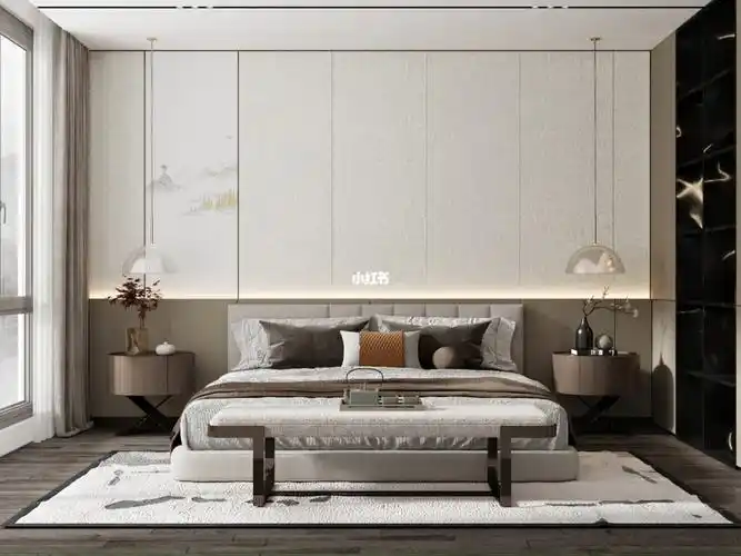 新中式床头背景墙墙板好看造型多变又耐刮