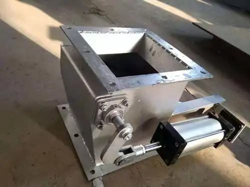 单层重锤翻板阀|重锤式锁风翻板阀-单层重锤翻板阀简单易操作-宇瑞