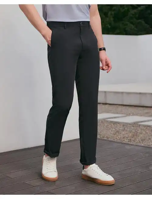 报喜鸟saint angelo 春夏季男裤商务潮流休闲裤男士修身时尚长裤子