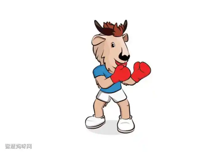 十四运吉祥物简笔画——羚牛·羚羚-图8