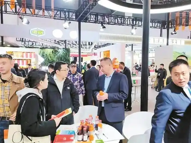 在第110届全国糖酒会上,不少客商对石河子开发区神内食品有限公司