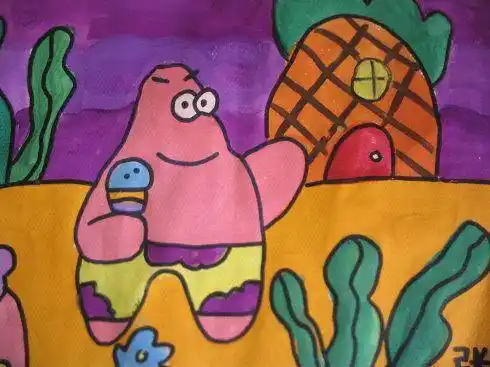 9到10岁儿童水粉画9到10岁儿童水粉画渐变色