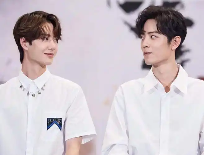 而在近期,《陈情令》在泰国的见面会上,肖战和王一博一同出席,许久未