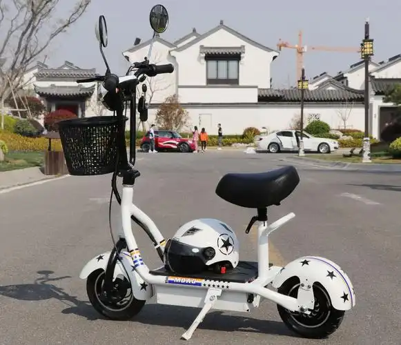 厂家批发小哈雷电动车小型电瓶车轻便电动自行车折叠代步车代驾车