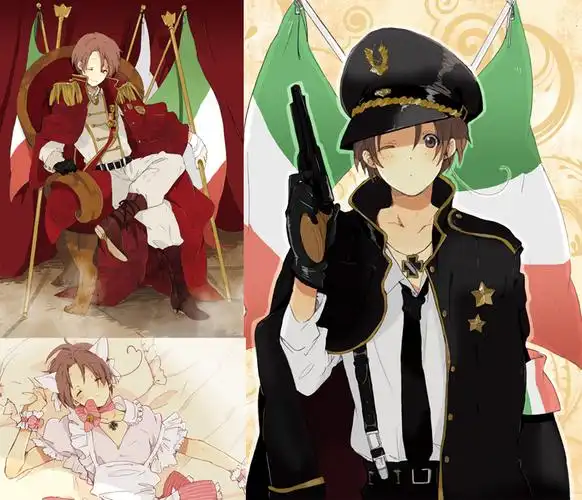 黑塔利亚南意大利服装分解图~!急求