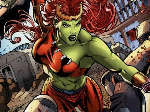 女浩克,虽然体型更小,但并不意味着她将会比浩克弱,其拥有的肌肉力量