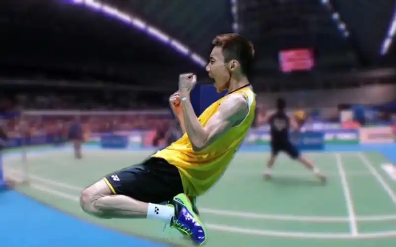 【低视角】【李宗伟精华】闪电一般的速度和杀球.