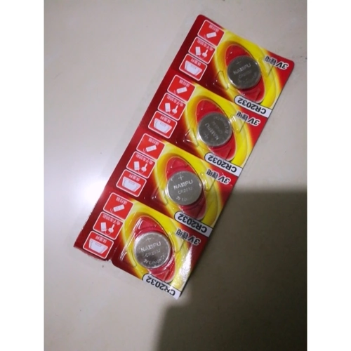 南孚nanfu纽扣电池cr2032锂电池3v电脑主板小米机顶盒汽车遥控器电子