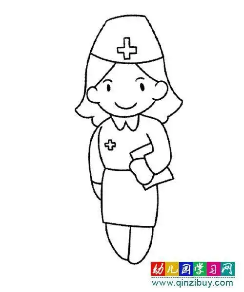 幼儿园画医生简笔画