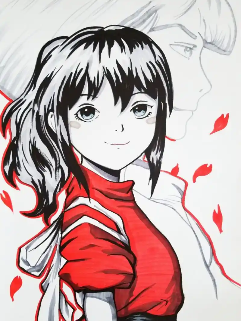 马克笔动漫#千与千寻#动漫人物 人永远不知道,谁哪次不经意的跟你说了