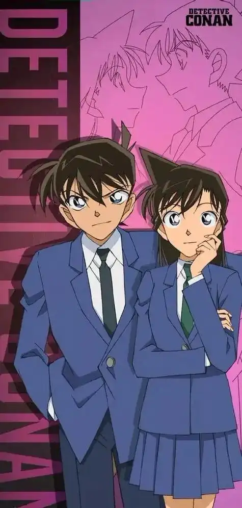 柯南壁纸#名侦探柯南 #新兰cp - 抖音