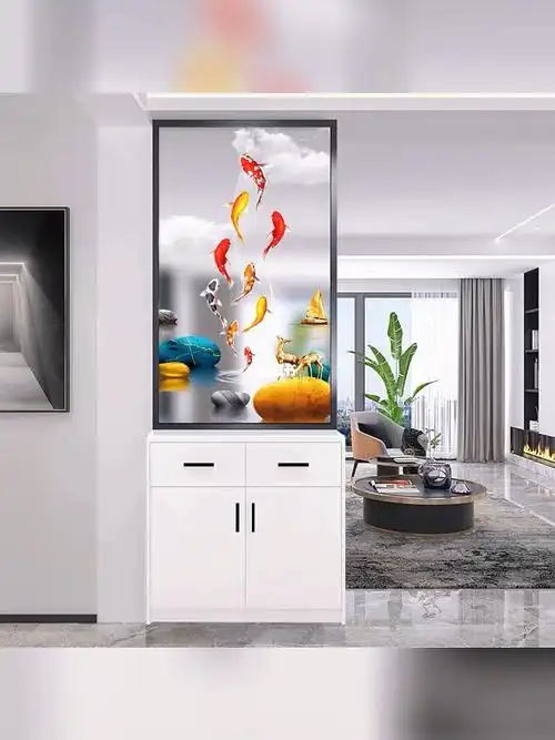 现代轻奢时尚入户玄关鞋柜装饰设计效果图