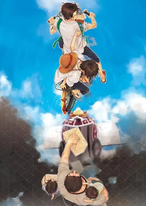 骑上自行车的兄弟俩