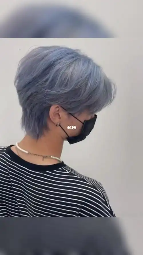 上海染发 王嘉尔同款发色|蓝灰色9797|||今年流行发色之一:染一个