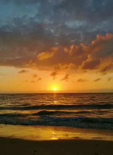 中国最美落日海滩 海南西海岸乐东龙沐湾