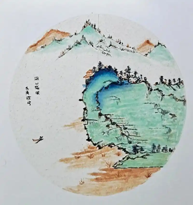 山水画学习中 #山水风景画  #水墨山水  #享受这悠闲时光 - 抖音