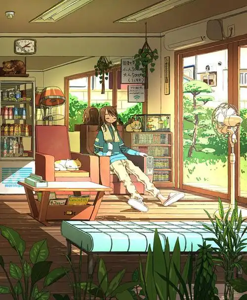 下面这组 插画偏向漫画风格,就像 动漫小说里的场景一样,描绘的绘面