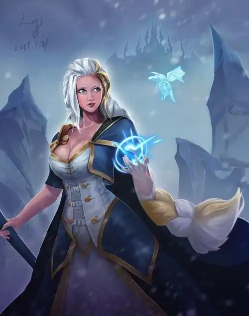 吉安娜|插画|游戏原画|choukarei - 原创作品 - 站酷 (zcool)