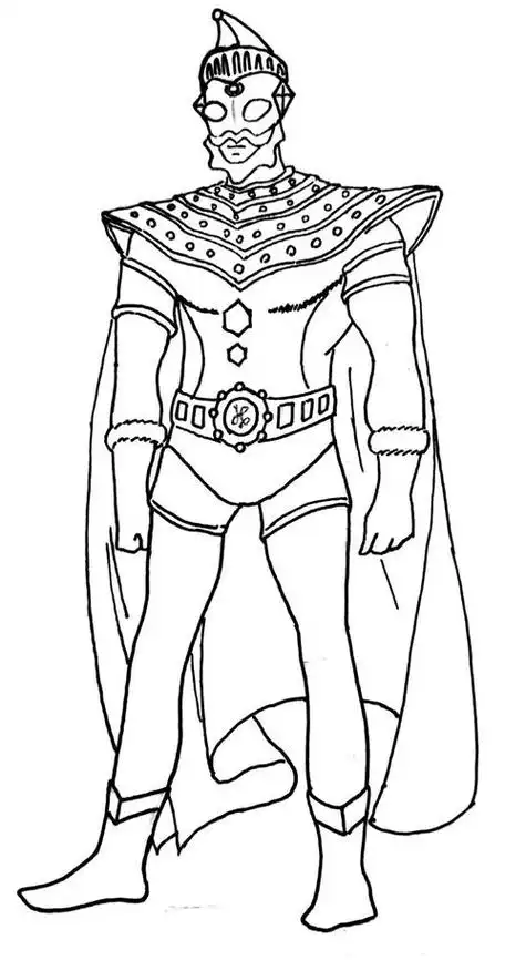 奥特之王简笔画 奥特之王简笔画图片