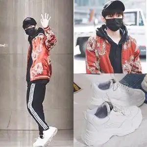 王源同款王俊凯老爹鞋女2020春秋季运动鞋透气网面休闲鞋小白鞋