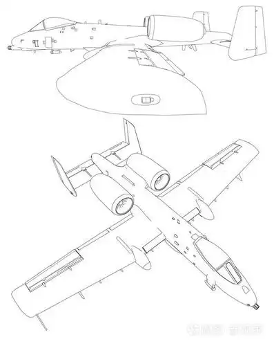 军事喷气式战斗机剪影的集.图像的轮廓绘制的线条的飞机