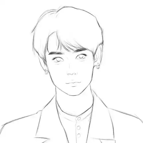 林彦俊  #制霸林彦俊n#饭圈画手   #手绘头像 #procreate  #线稿料鞍