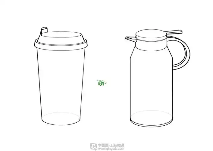 动漫插画基础——物体结构剖面练习1