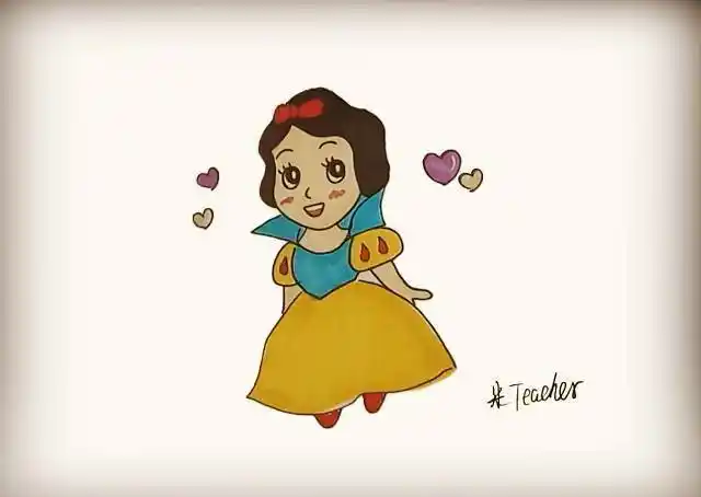 漫画简笔画人物少女简单 可爱,漫画简笔画人物少女彩色相关的内容,就