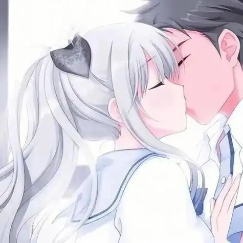 动漫情侣头像动漫头像情侣头像甜蜜头像接吻头像