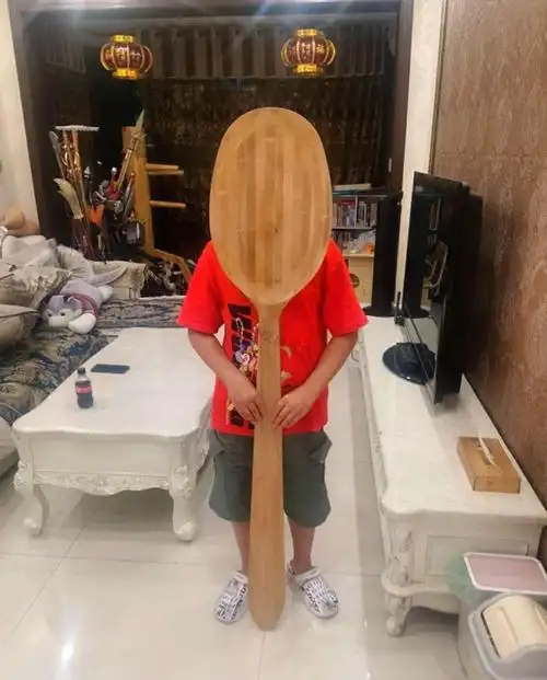 疯狂小杨哥同款超大勺子巨大恶搞特大号木巨型影视拍摄道具1米2叉子