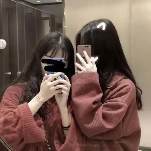 闺蜜头像不露脸来了