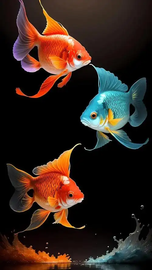 壁纸分享,一池锦鲤,一世锦绣荣华