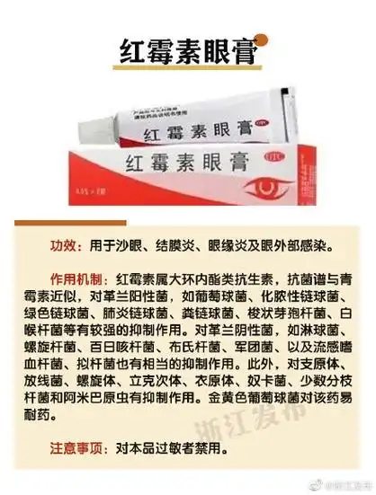 盐酸金霉素眼膏 vs 红霉素眼膏,你知道它们的区别吗?