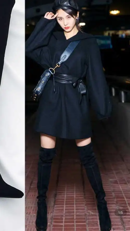 身高155可以穿过膝靴么?