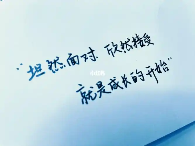 坦然面对欣然接受亦是成长