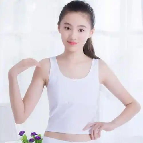hlcoman女童内衣小背心发育期912岁10儿童女孩13胸垫15小学生大童文胸