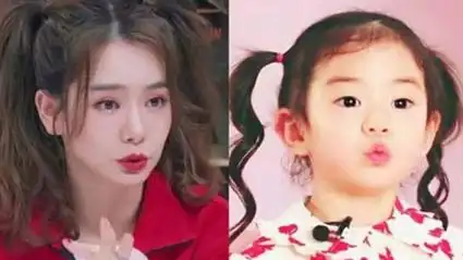 本以为戚薇和lucky够像了,当杨幂女儿照片流出,网友:复制粘贴