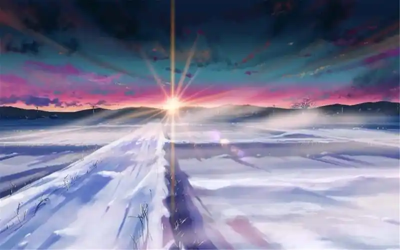 日本动漫《秒速5厘米》高清唯美动画场景电脑壁纸下载