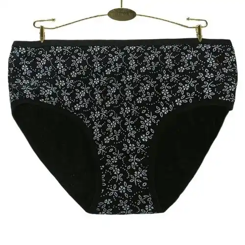 云梦妮大码妈咪裤外贸女士内裤棉印花女式三角裤批发