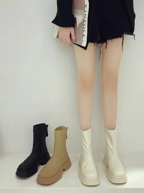 受不了啦这款马丁靴上脚太舒服还贼显高