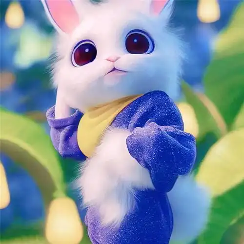 2023兔年兔子可爱头像图片 超萌的本命年兔兔头像_动物头像_头像屋